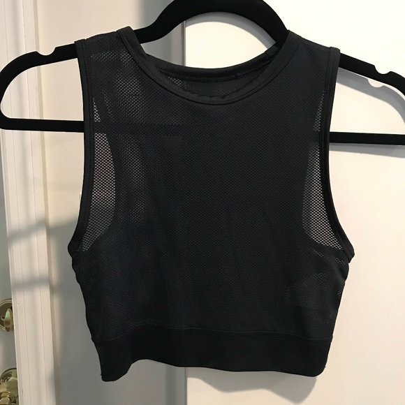 nike miler crop tank